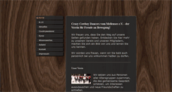 Desktop Screenshot of crazy-cowboy-dancers.de
